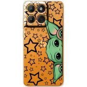Прозорий чохол BoxFace Moto Edge 60 Fusion Baby Yoda