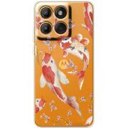 Прозорий чохол BoxFace Moto Edge 60 Fusion Japanese Koi Fish