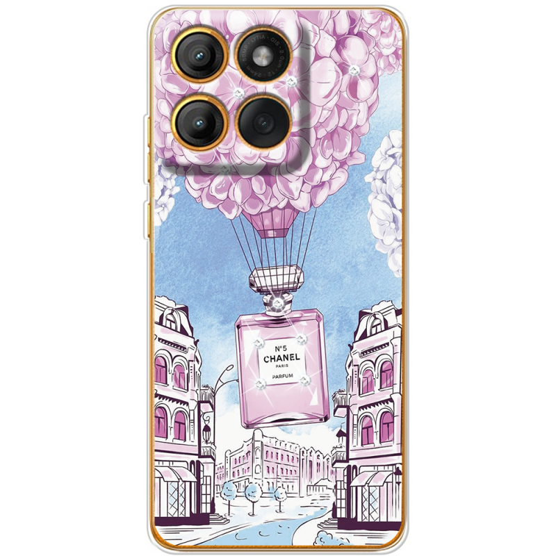 Чохол зі стразами Moto Edge 60 Fusion Perfume bottle