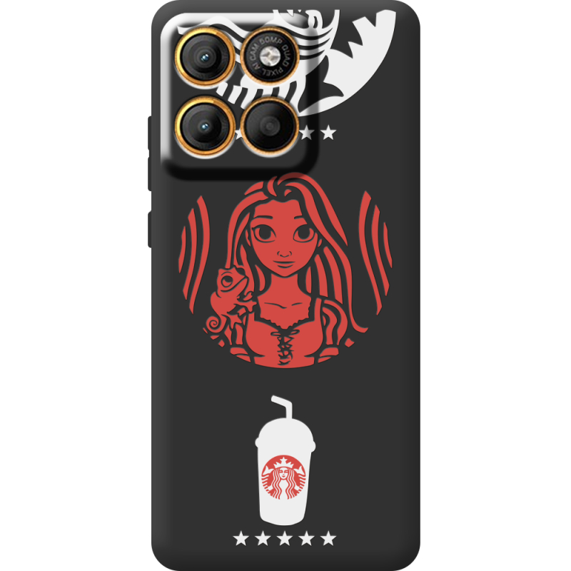 Чорний чохол BoxFace Moto Edge 60 Fusion RedWhite Coffee