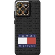 Чорний чохол BoxFace Moto Edge 60 Fusion Tommy Print