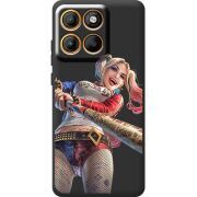 Чорний чохол BoxFace Moto Edge 60 Fusion Happy Harley Quinn