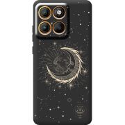 Чорний чохол BoxFace Moto Edge 60 Fusion Moon