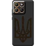 Чорний чохол BoxFace Moto Edge 60 Fusion Ukrainian Trident