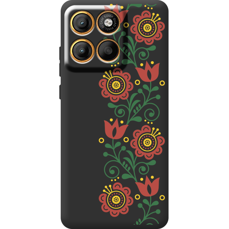 Чорний чохол BoxFace Moto Edge 60 Fusion Ethno