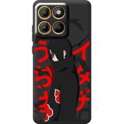 Чорний чохол BoxFace Moto Edge 60 Fusion Учиха Итачи