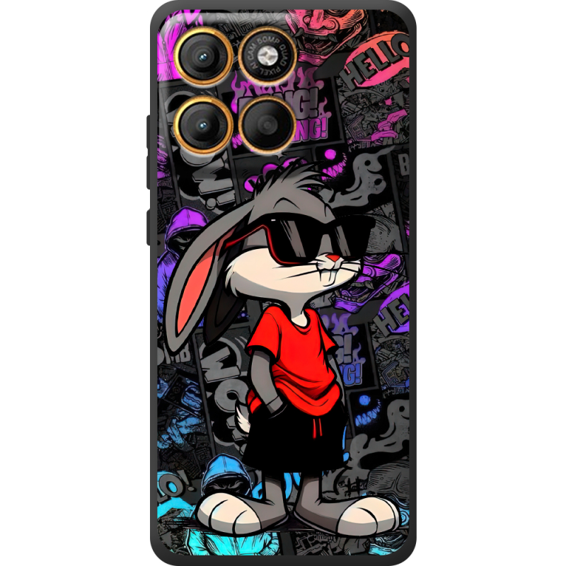 Чорний чохол BoxFace Moto Edge 60 Fusion Малий вухань