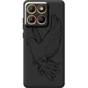 Чорний чохол BoxFace Moto Edge 60 Fusion Dove