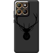 Чорний чохол BoxFace Moto Edge 60 Fusion Deer