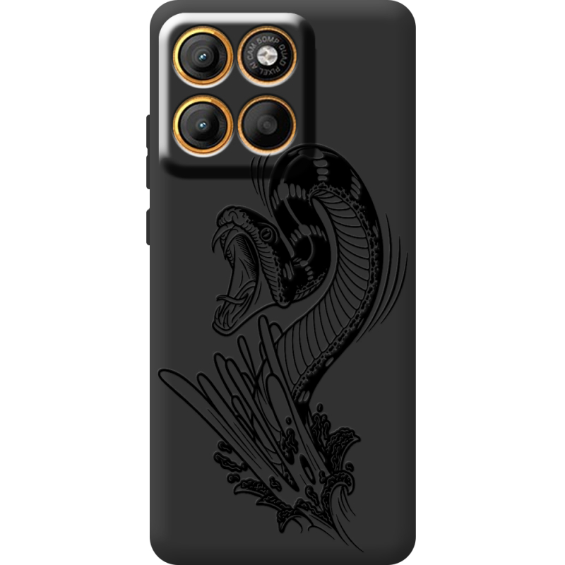 Чорний чохол BoxFace Moto Edge 60 Fusion Snake