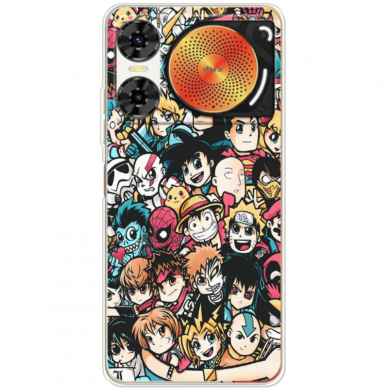 Чохол BoxFace Nubia Music 2 Anime Stickers