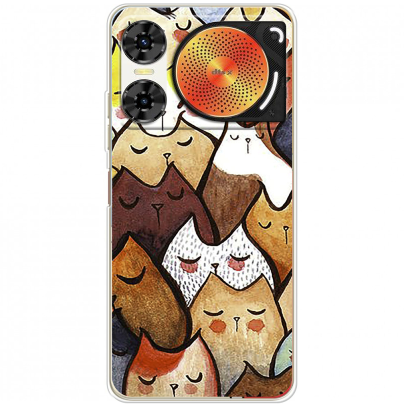 Чохол BoxFace Nubia Music 2 Sleepy Cats