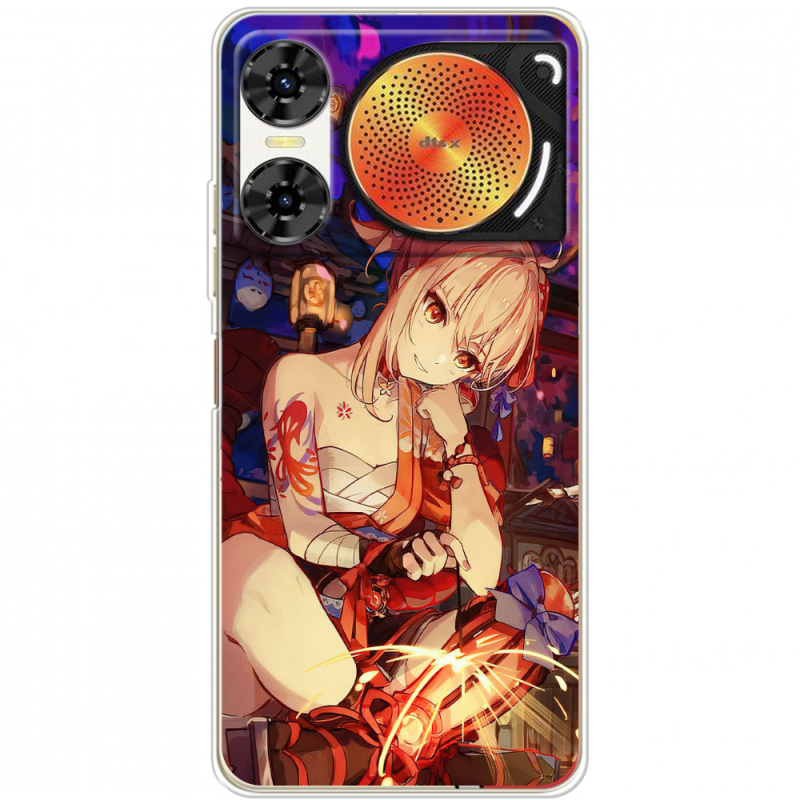 Чохол BoxFace Nubia Music 2 Genshin Ёимия с огоньком