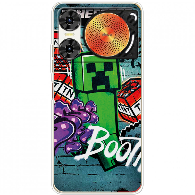 Чохол BoxFace Nubia Music 2 Minecraft Graffiti