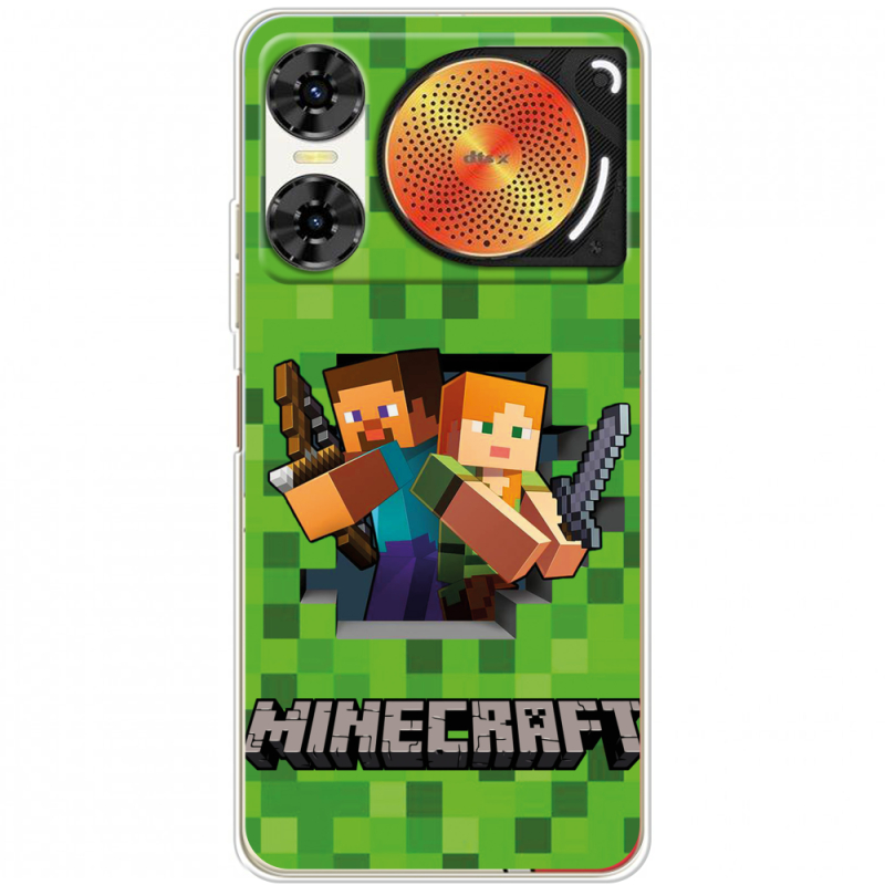 Чохол BoxFace Nubia Music 2 Майнкрафт Стів і Алекс