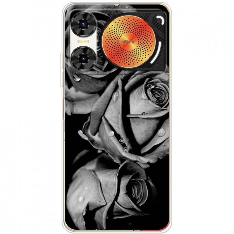 Чохол BoxFace Nubia Music 2 Black and White Roses