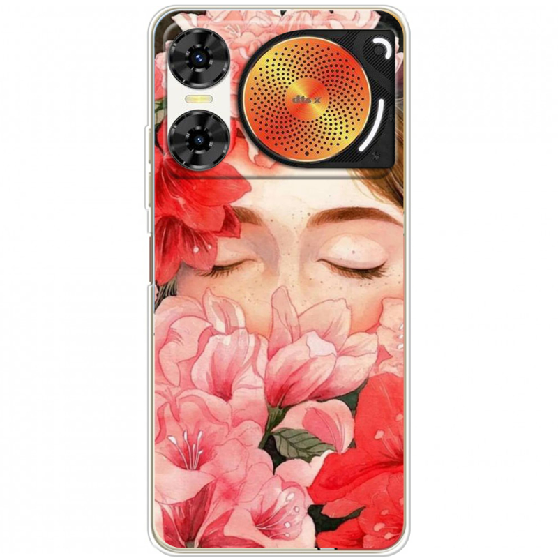 Чохол BoxFace Nubia Music 2 Girl in Flowers