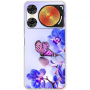 Чохол BoxFace Nubia Music 2 Orchids and Butterflies
