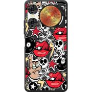 Чорний чохол BoxFace Nubia Music 2 Rock Graffiti