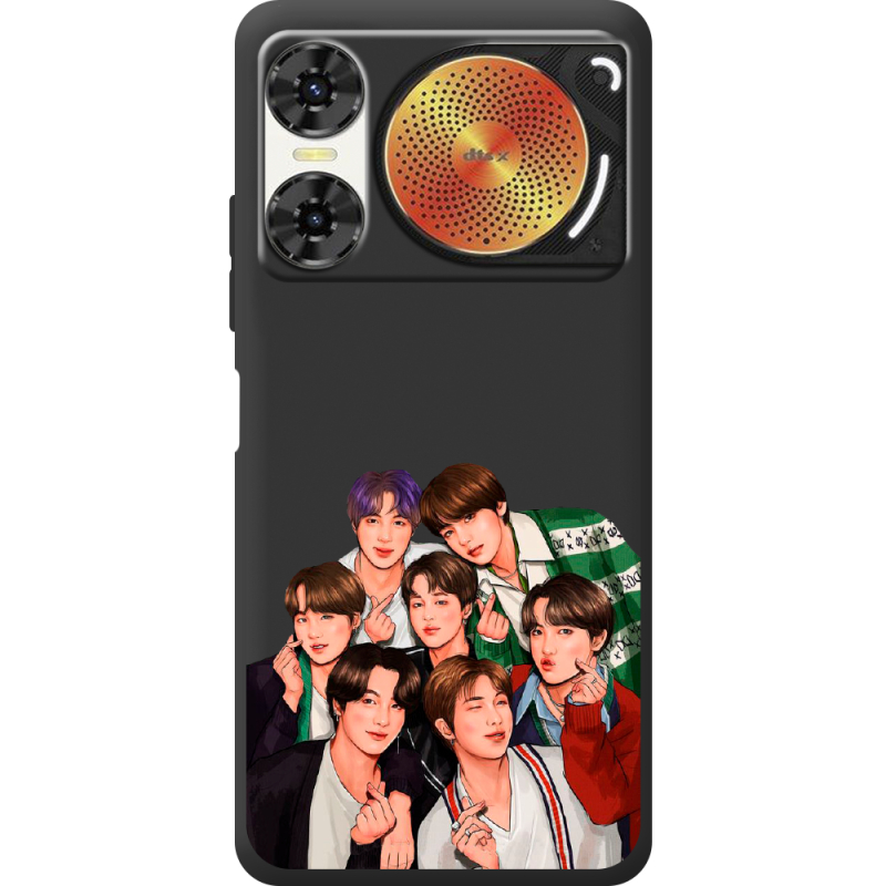 Чорний чохол BoxFace Nubia Music 2 BTS