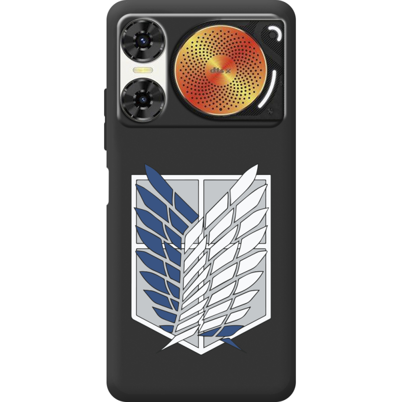 Чорний чохол BoxFace Nubia Music 2 Атака Титанов Крылья Свободы