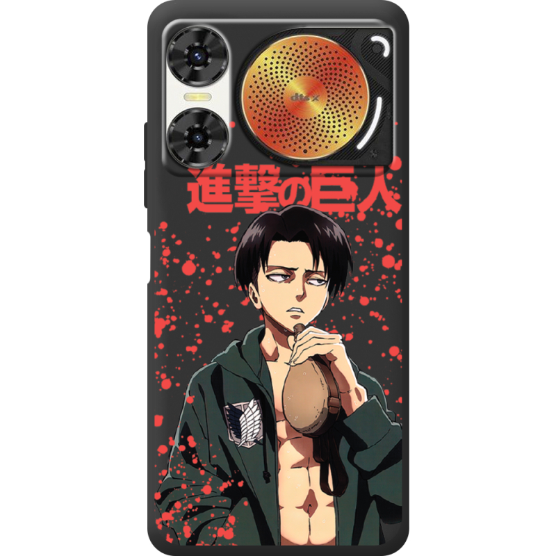 Чорний чохол BoxFace Nubia Music 2 Атака Титанов Леви