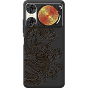 Чорний чохол BoxFace Nubia Music 2 Chinese Dragon