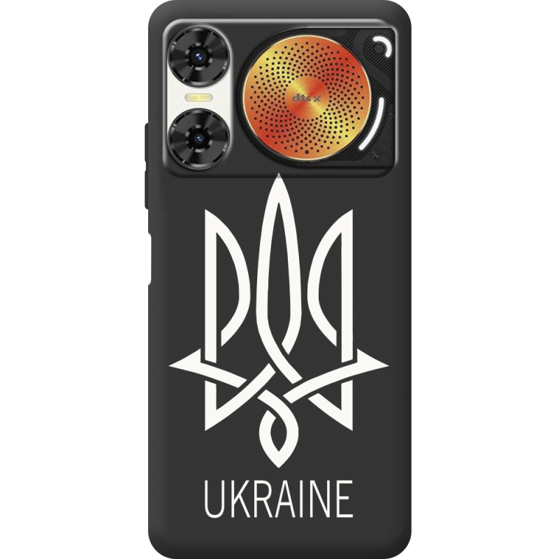 Чорний чохол BoxFace Nubia Music 2 Тризуб монограмма ukraine