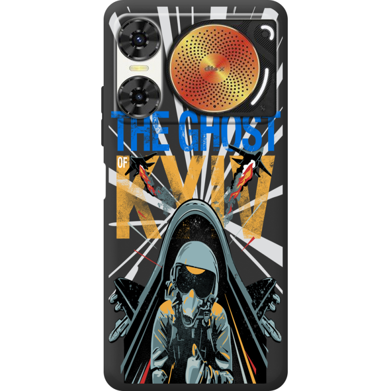 Чорний чохол BoxFace Nubia Music 2 Привид Києва в дії