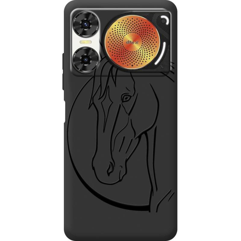 Чорний чохол BoxFace Nubia Music 2 Horse