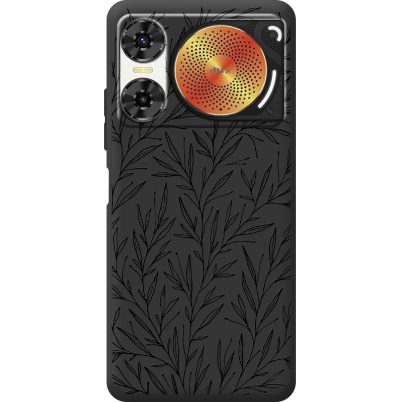 Чорний чохол BoxFace Nubia Music 2 Leaves