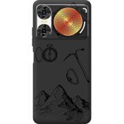 Чорний чохол BoxFace Nubia Music 2 Mountains