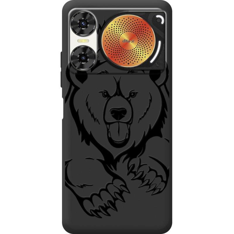 Чорний чохол BoxFace Nubia Music 2 Grizzly Bear