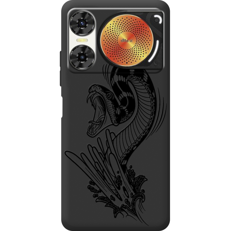 Чорний чохол BoxFace Nubia Music 2 Snake