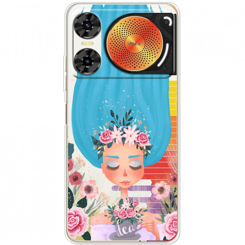 Прозорий чохол BoxFace Nubia Music 2 Blue Hair