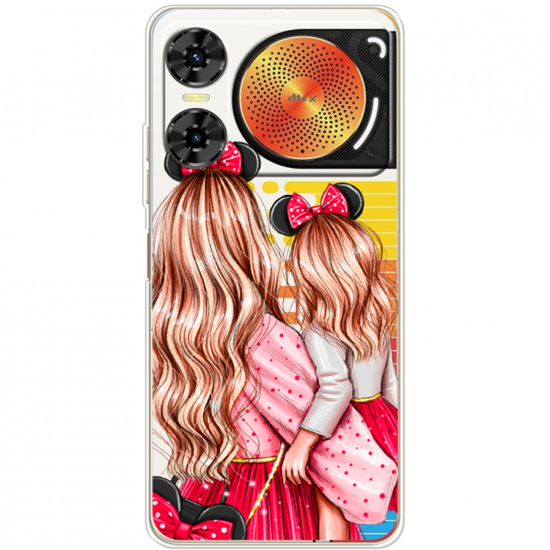 Прозорий чохол BoxFace Nubia Music 2 Mouse Girls