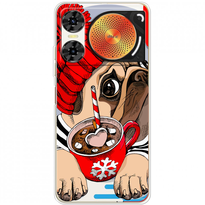 Прозорий чохол BoxFace Nubia Music 2 Winter Puggy