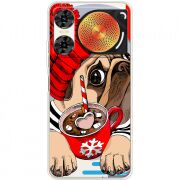 Прозорий чохол BoxFace Nubia Music 2 Winter Puggy