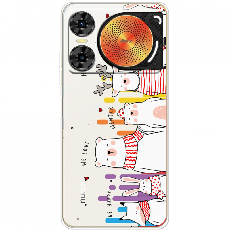 Прозорий чохол BoxFace Nubia Music 2 The Friendly Beasts