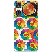 Прозорий чохол BoxFace Nubia Music 2 Hippie Flowers