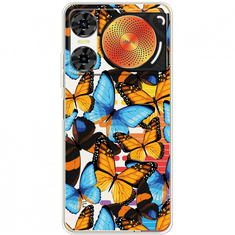 Прозорий чохол BoxFace Nubia Music 2 Butterfly Morpho
