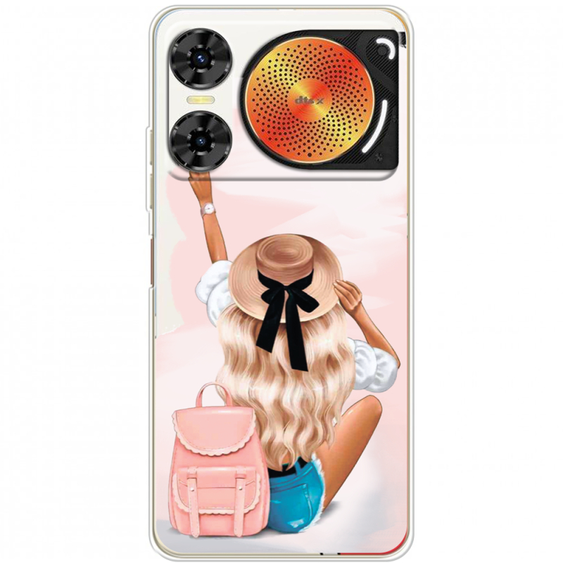 Прозорий чохол BoxFace Nubia Music 2 Travel Girl