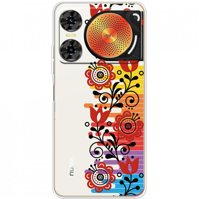 Прозорий чохол BoxFace Nubia Music 2 Ethno Ornament