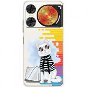 Прозорий чохол BoxFace Nubia Music 2 Cat Style