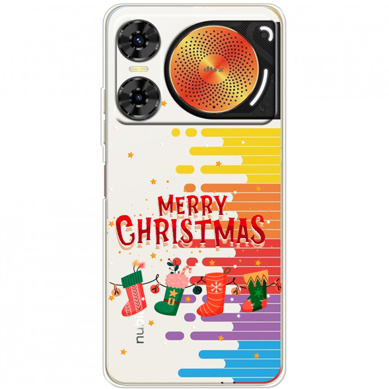 Прозорий чохол BoxFace Nubia Music 2 Merry Christmas