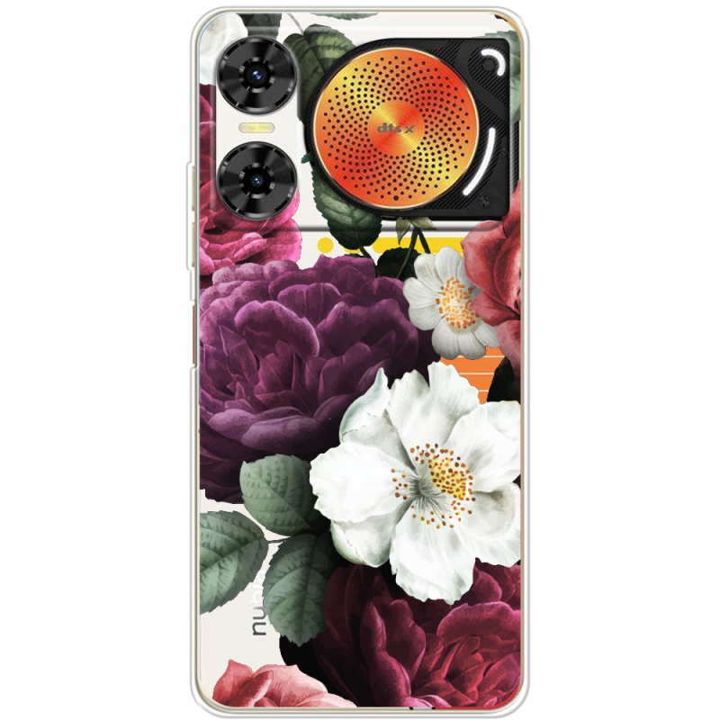 Прозорий чохол BoxFace Nubia Music 2 Floral Dark Dreams