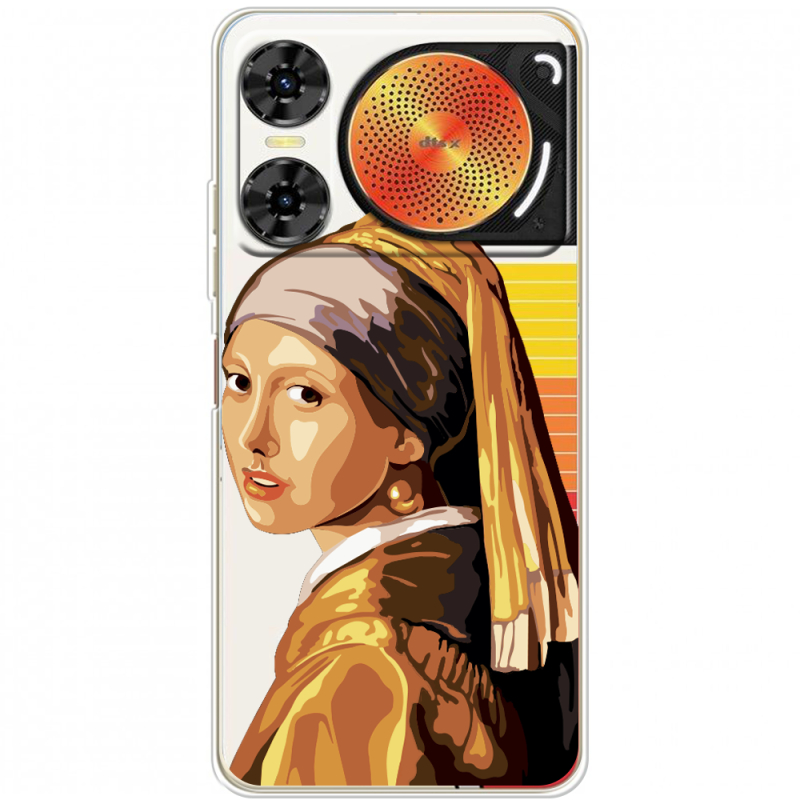 Прозорий чохол BoxFace Nubia Music 2 Девушка с жемчужной серёжкой