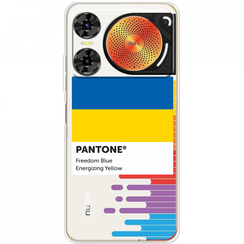 Прозорий чохол BoxFace Nubia Music 2 Pantone вільний синій