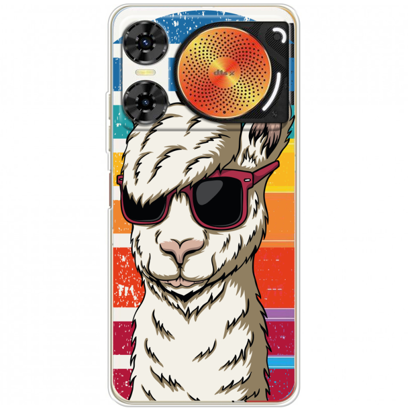 Прозорий чохол BoxFace Nubia Music 2 Стильна Лама