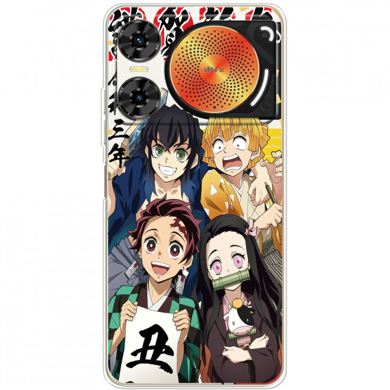 Прозорий чохол BoxFace Nubia Music 2 Незуко та друзі